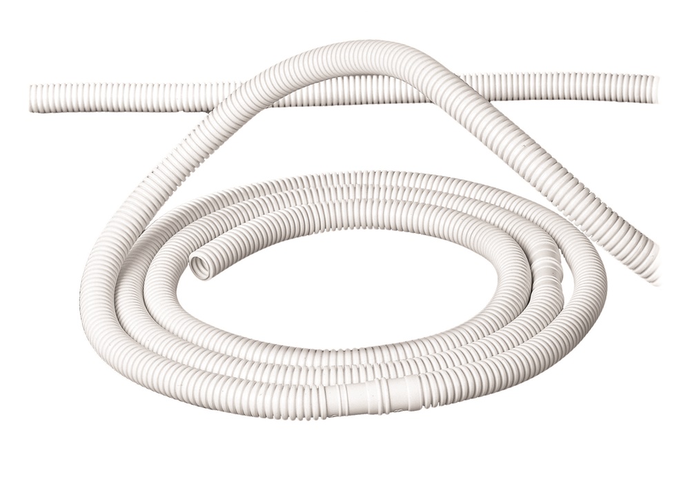 Tubo flessibile per condensa 16-18-20 mm bianco, alta resistenza e flessibilità per impianti elettrici civili e industriali