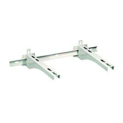 Staffa universale acciaio bianco 465x800 mm portata 100 kg applicazioni elettriche
