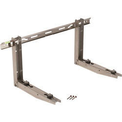 Staffa universale acciaio 450x360x800 mm portata 80 kg impianti elettrici