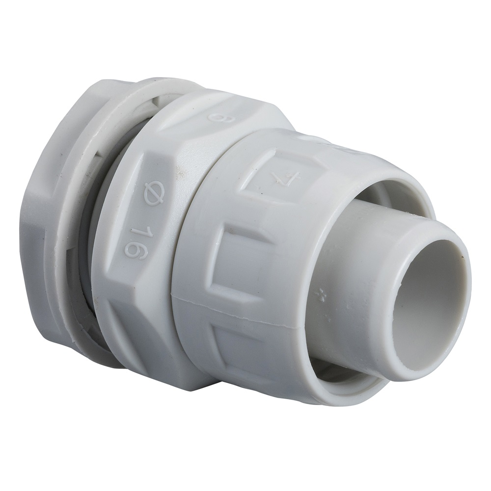 Raccordo guaina-scatola RGP316 guaina Ø Interruttore 16mm passo PG16