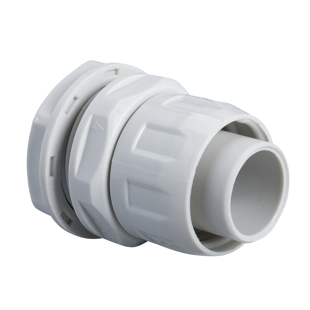 Raccordo guaina-scatola RGP20 diametro 20mm passo PG21 IP65 per interruttore