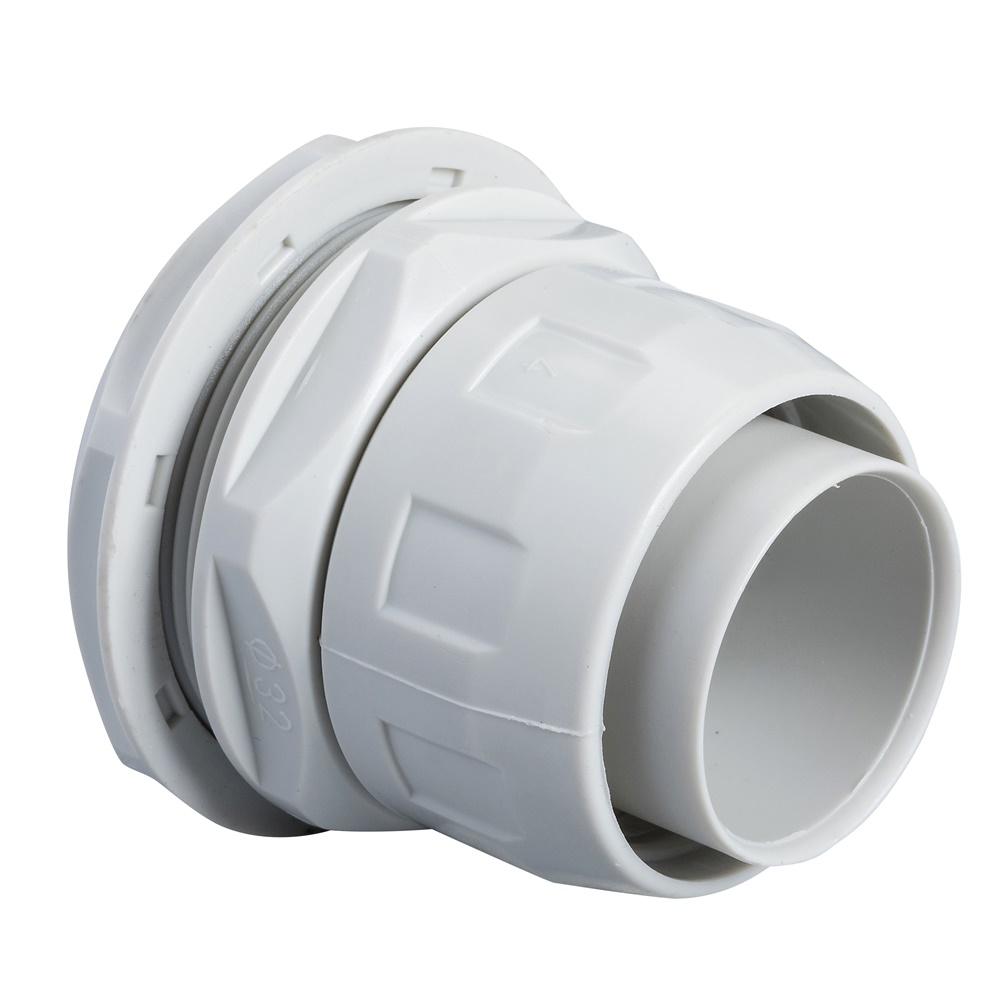Raccordo guaina-scatola RGP32 diametro 32mm passo PG36 IP65 per interruttori