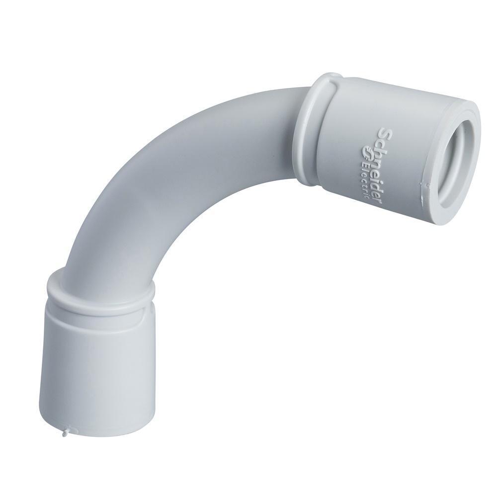 Curva rigida 90° polipropilene diam.20mm IP67 resistente fuoco e isolamento