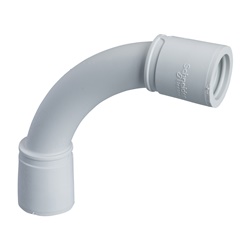 Curva tubo rigido 90° polipropilene diam. 25mm IP67 resistente fuoco isolamento