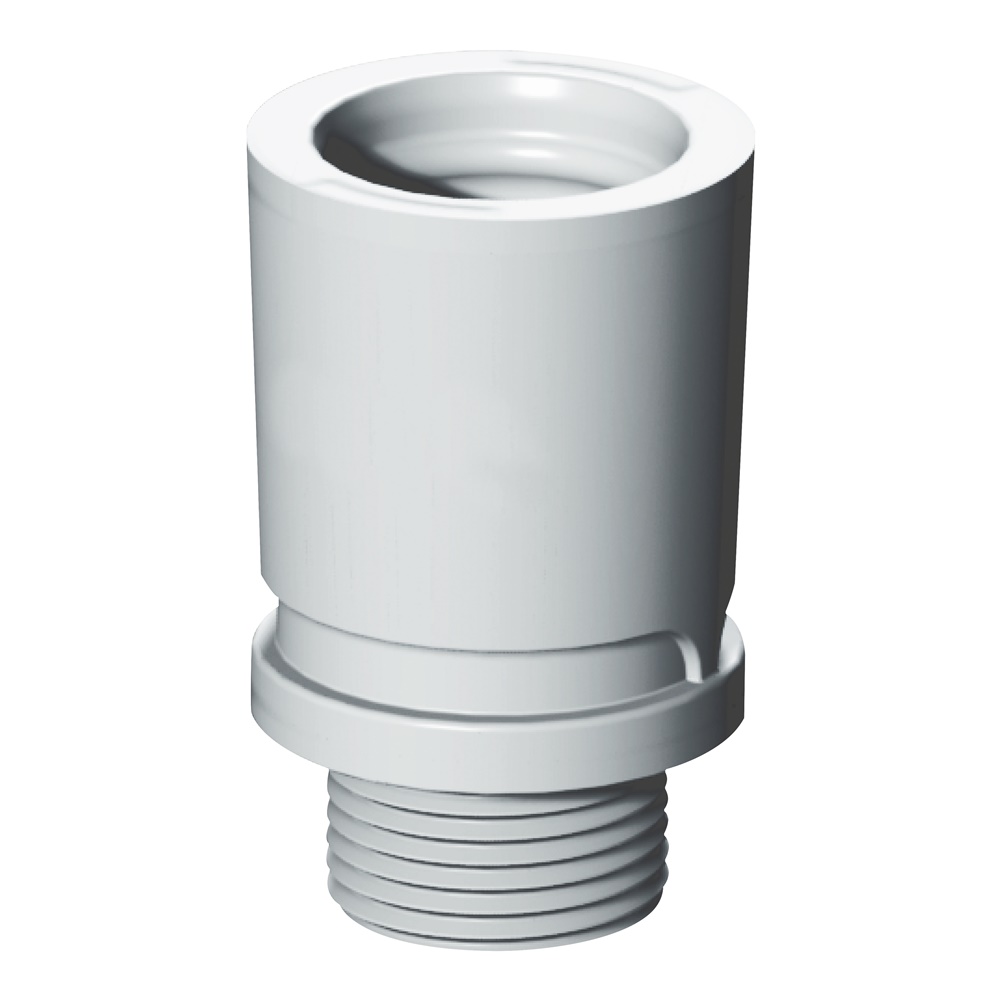Raccordo tubo-scatola rigido polipropilene Ø16mm IP67 resistente fuoco Mureva