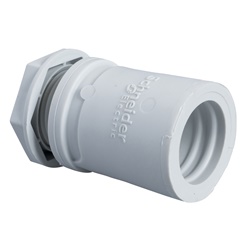 Raccordo tubo-scatola diritto polipropilene Ø20mm IP67 resistente fuoco e isolamento