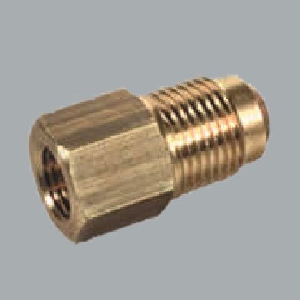 Riduzione ottone maschio-femmina 1/4-1/2 per impianti idraulici ed elettrici resistente e durevole
