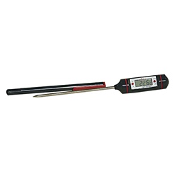 Termometro digitale con sonda acciaio inox display LCD scala -50°C a 300°C per uso elettrico industriale