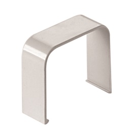 Coprigiunzione metallo verniciato bianco 30 mm protezione giunzioni elettriche interno