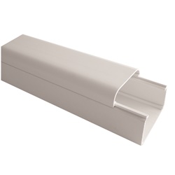 Canale condizionatore 70x55 mm bianco RAL 9010 resistente per installazioni elettriche rapide e sicure
