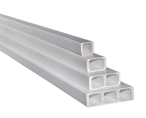 Canalina elettrica MINI 25x16 mm bianco RAL 9010 per gestione cavi residenziale e professionale