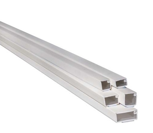 Canalina adesiva minicannalina 20x10 mm plastica per organizzazione cavi interni