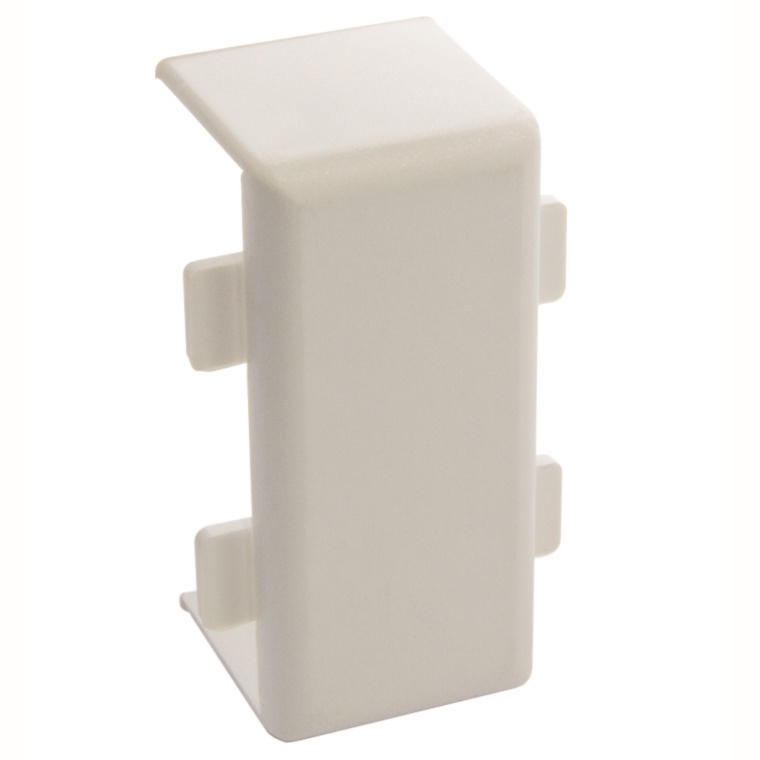 Giunto angolare bianco 16x16 mm per canaline elettriche interni resistente facile installazione