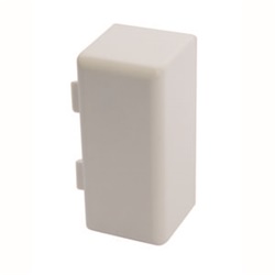 Tappo termico 40x16 mm bianco RAL 9010 per protezione impianti elettrici isolamento polvere