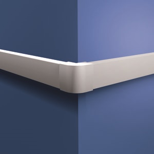 Angolo esterno fisso 20x17 mm bianco B.9010 per canalina elettrica installazioni robuste