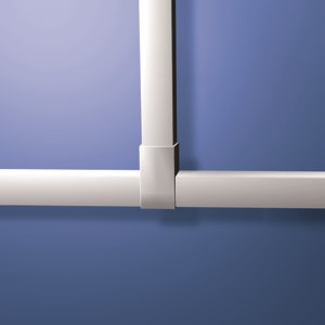 Raccordo a T per canaline elettriche 20x20 mm collegamento stabile impianti residenziali e industriali