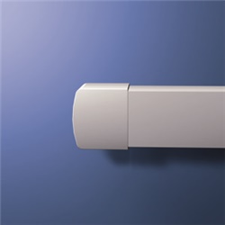 Tappo terminale 30x17 mm resistente per canaline elettriche protezione e finitura impianti