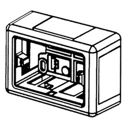Scatola derivazione interna 83,5 mm bianco 9010 per installazioni elettriche robuste e sicure