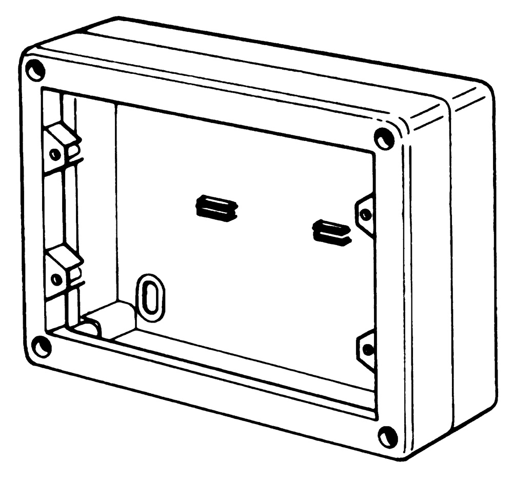Scatola incasso elettrica 12 moduli resistente bianco per impianti modulari