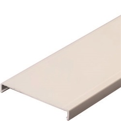 Coperchio canalina 50 mm materiale resistente bianco per impianti elettrici
