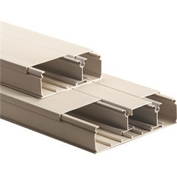 Canalina portautensili 100x50 mm materiale resistente finitura B9010 per cavi elettrici