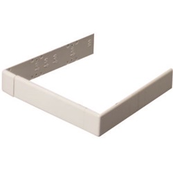 Giunto copertura 150x75 mm bianco 9010 collegamento sicuro impianti elettrici