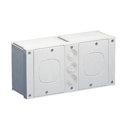 Scatola da incasso 125x250x83 mm protezione componenti elettrici impianti civili industriali