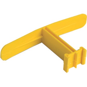 Traversino contenimento cavi 60x120x40 mm materiale resistente impiantistica elettrica colore giallo