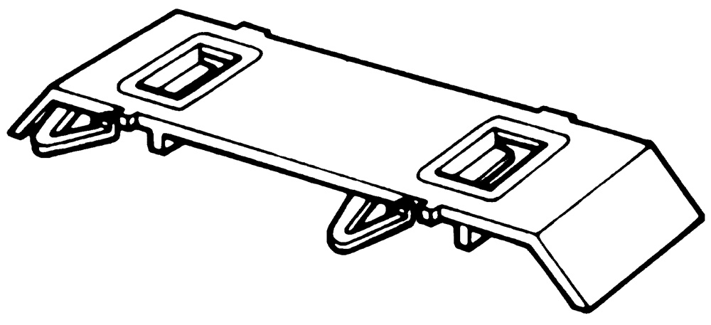 Traversa separatrice 50 mm resistente per organizzazione quadri elettrici impiantistica professionale