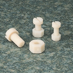 Vite e dado nylon M8x15 mm resistenti corrosione per impianti elettrici