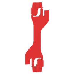 Canalis - Disp. blocco uscita c/deriv. e unità di deriv. per KDP - Rosso - 