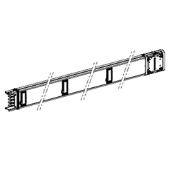 Canalis - Elemento rettilineo - 100 A - 3 m - 6 derivazioni