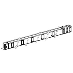 Canalis - Elemento rettilineo - 800 A - 5 m - 10 derivazioni