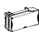 Canalis - Unità di derivazione per fusibile NF - T00 - 100 A - 3L + PEN