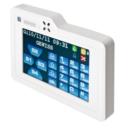 Tastiera touch da parete antifurto filare per sistemi di sicurezza residenziali