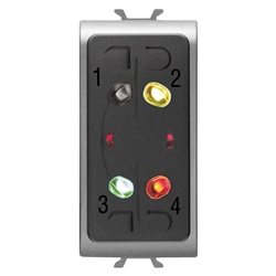 Inseritore parzializzatore antintrusione filare per sistemi di sicurezza residenziali