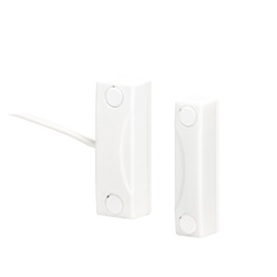 Contatto magnetico a vista plastica per sistema antintrusione filare/radiofrequenza sicurezza abitazione