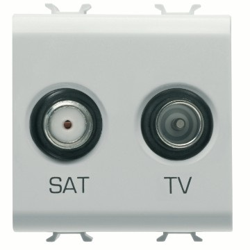 PRESA TV+SAT 2M BIANCO