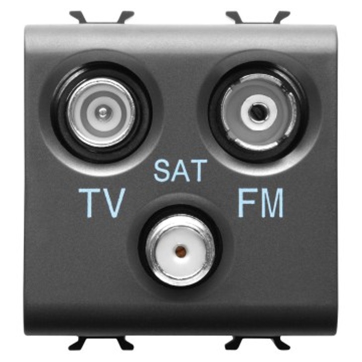 PRESA TV+FM+SAT 2M NERO