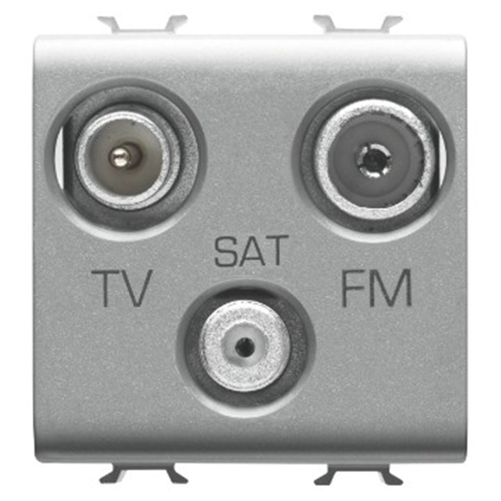 PRESA TV+FM+SAT 2M TITANIO