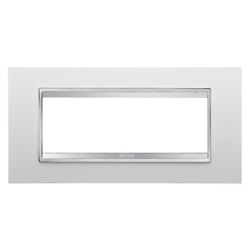 Placca Lux 6P Bianco Latte Gewiss S.P.A 