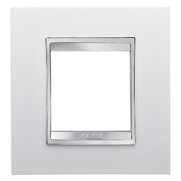 PLACCA LUX INT.2P BIANCO LATTE