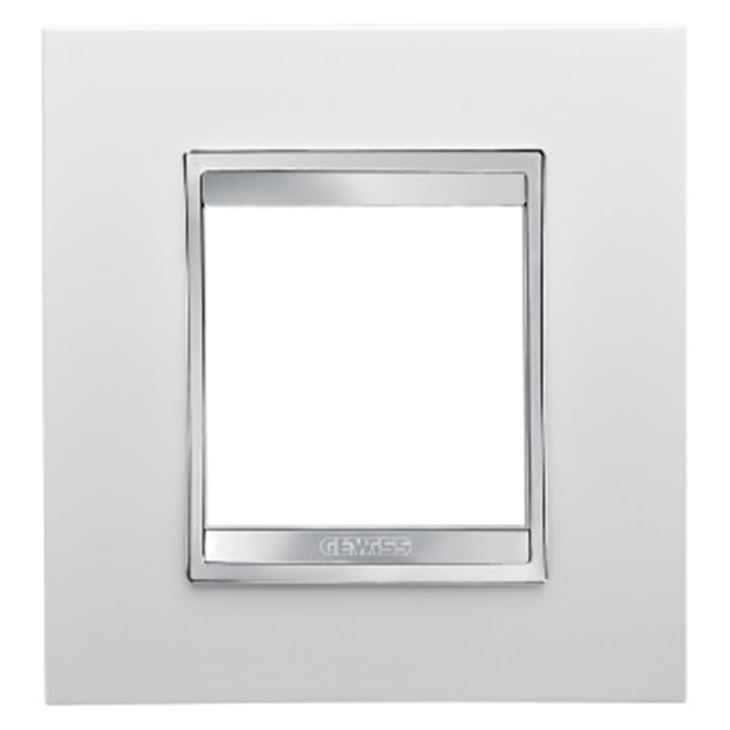 PLACCA LUX INT.2P BIANCO LATTE