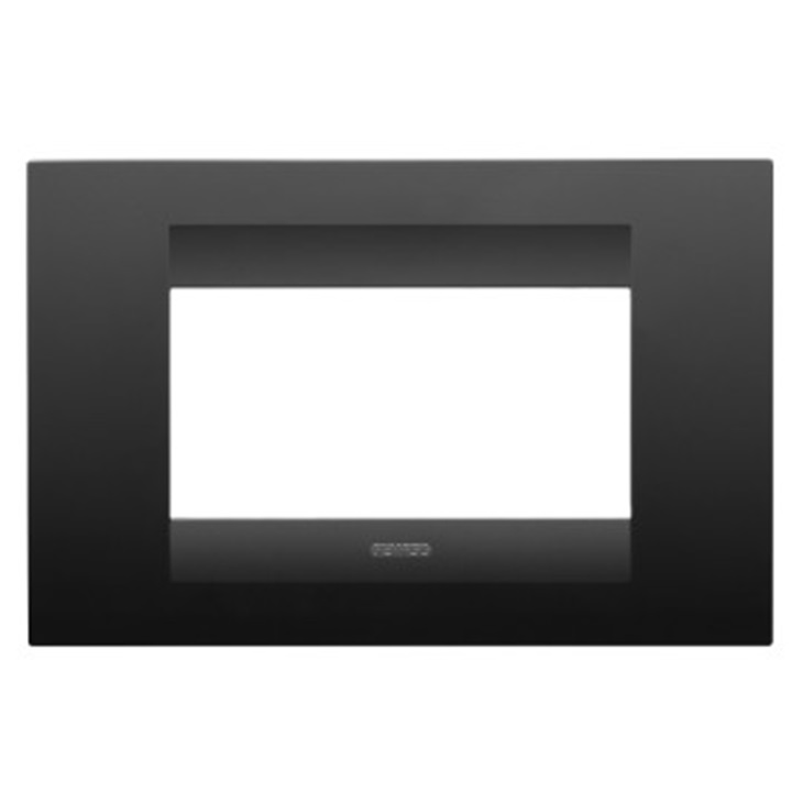 PLACCA GEO 4P NERO SATINATO