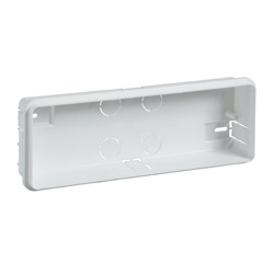Scatola incasso Exiway Easyled accessorio per lampada emergenza installazione a parete ambienti piccoli uffici negozi