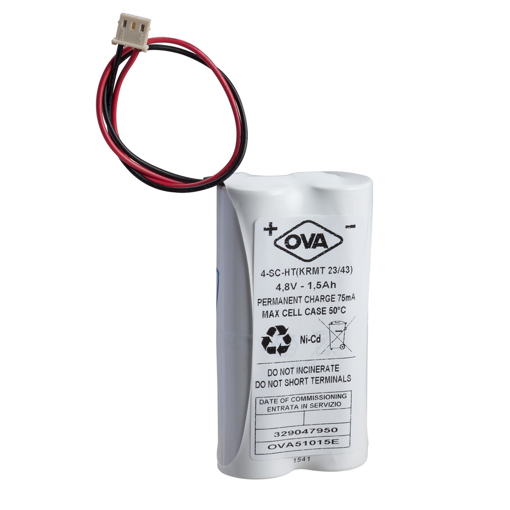 Batteria Ni-Cd HT 4,8V 0,6Ah speciale