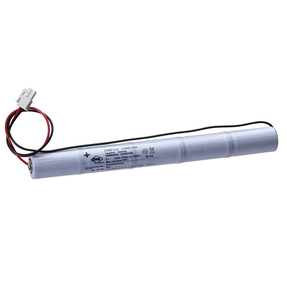 BATTERIA NI-CD HT 6V 2,5AH BASTONE