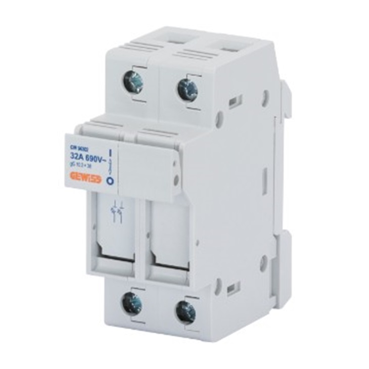 PORTAFUSIBILE SEZIONABILE - 2P 8,5X31,5 400V 20A - 2 MODULI