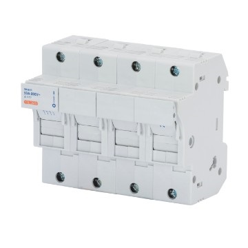 PORTAFUSIBILE SEZIONABILE - 3P+N 14X51 690V 50A - 6 MODULI