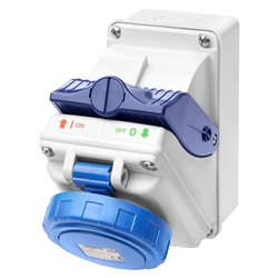 COMBIBLOC - CON FONDO - IP55 - 2P+T 16A 200-250V - 50/60HZ 6H